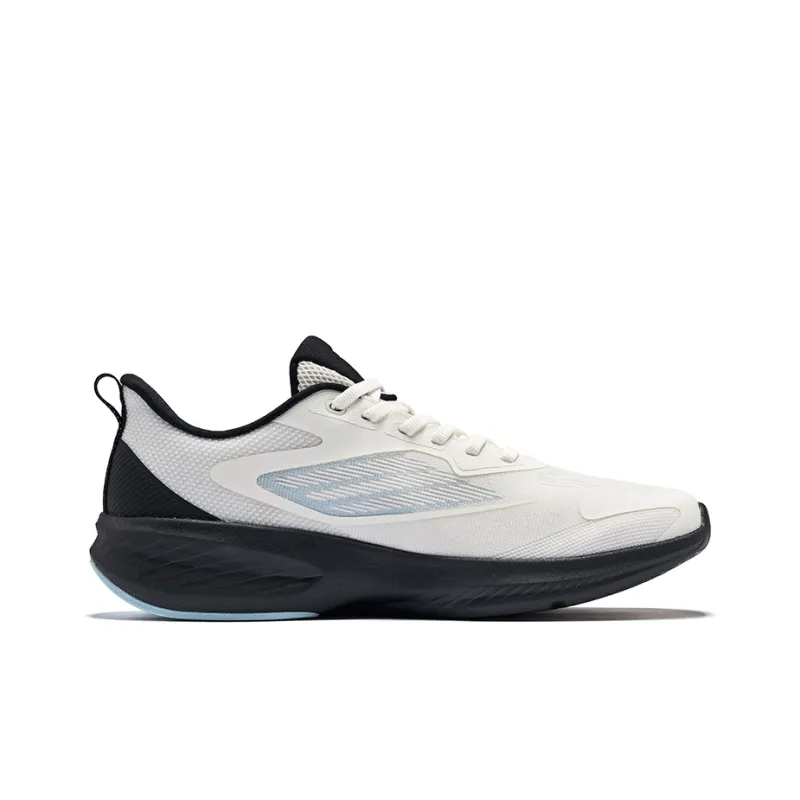 Erke Gradual Shadow 2.0 Running Shoes Men Low Top Microcrystal White Jet Black-1