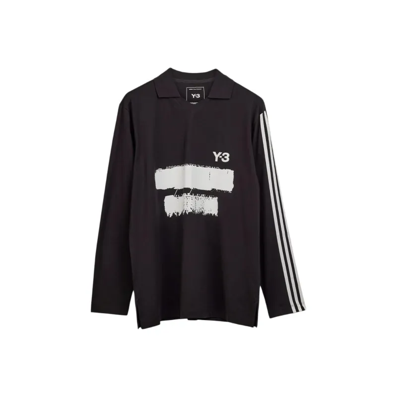 Adidas Free Shipping With AdiClub Y 3 Graphic Logo Long Sleeve Tee-0