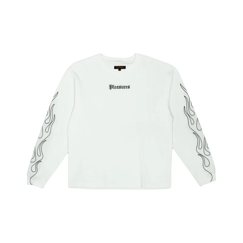 PLEASURES Fiery Heavyweight Long Sleeve-0