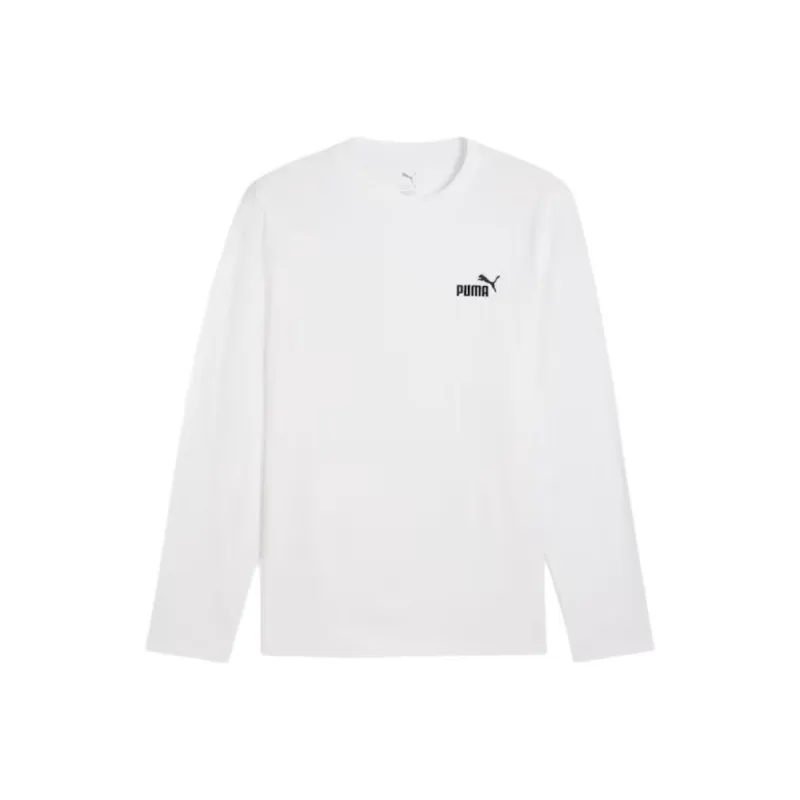 PUMA Camiseta De Manga Larga Para Hombre Logotipo Essentials No. 1-0