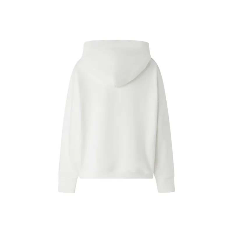 PINKO Logo Embroidered Long Sleeved Hoodie-1