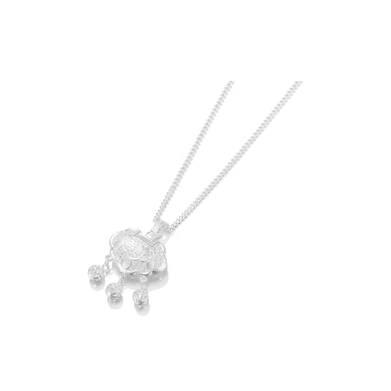 Clect 999 Fine Silver Sterling Silver Necklaces Women's-1