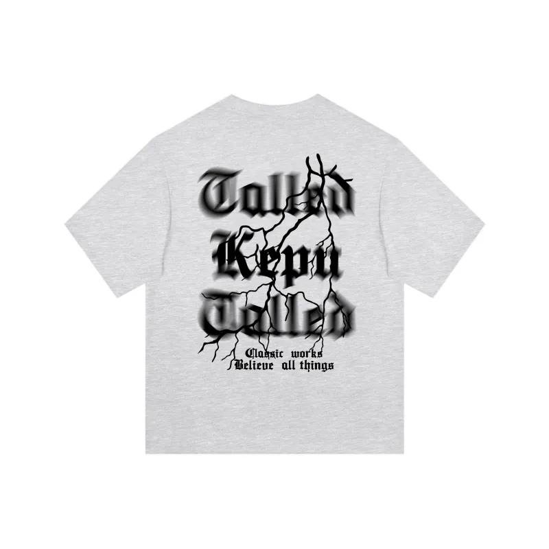 Kepu T Shirt Unisex Black Stamp Yellow-8