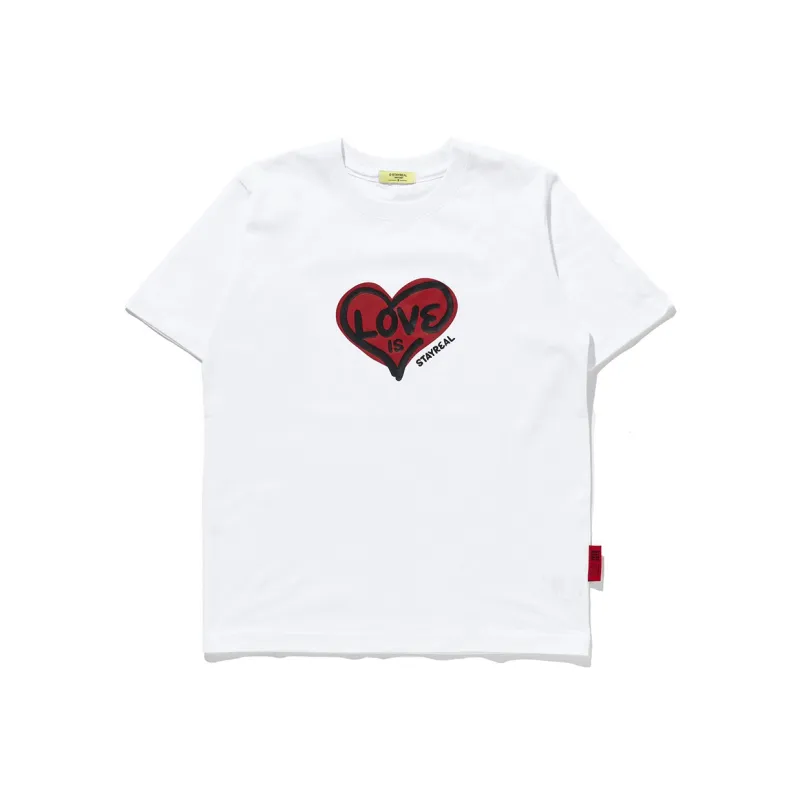 STAYREAL Crew Neck Short-Sleeved T-Shirts Unisex-1