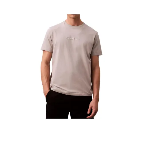 CALVIN KLEIN T Shirt Men's Flint Gray