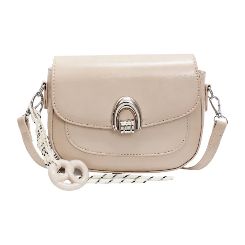 HCXK PU Shoulder Bag Regular Women's White/Black/Khaki/Coffee/Greige-10