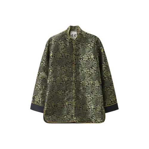 XUANSHENG Jackets Coats Men's Group Dragon Eight Treasure Pattern