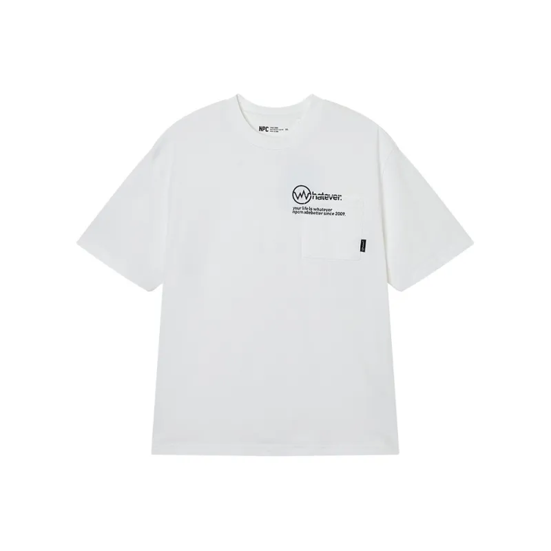 NPC Drop Shoulder Sleeve Short Sleeved T Shirts For Men Trendy Quick Dry Loose Fit Drop Shoulder Unisex-0