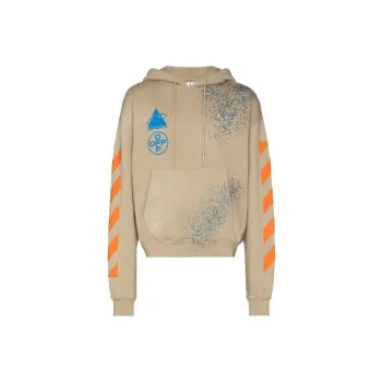 OFF-WHITE FW20 Sweatshirts Men Khaki