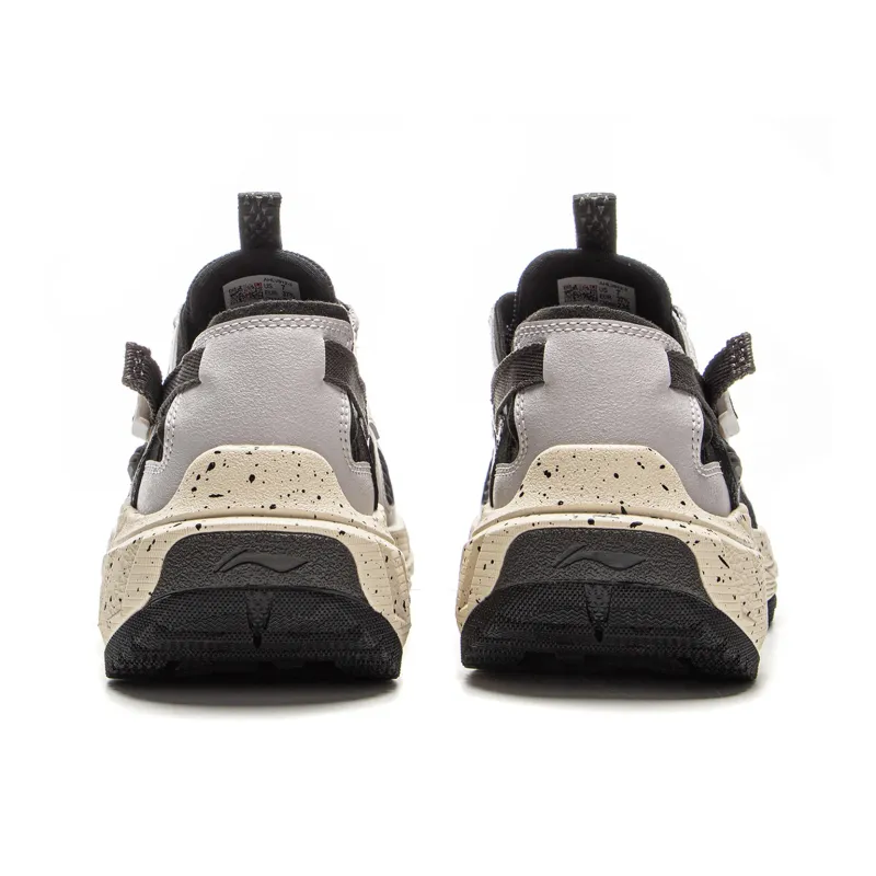 LiNing Yijie Lite Version 2.0 Breathable And Slip Resistant River Trekking Shoes Women's Gray Black-3