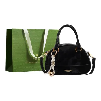 Three Ducklings PU Handbag Regular Women's Ecru/Black/Pink/Silver