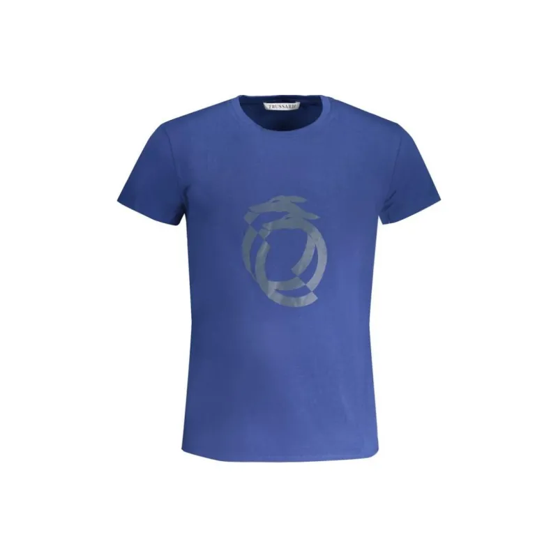 TRUSSARDI T-Shirts Men Blue-0