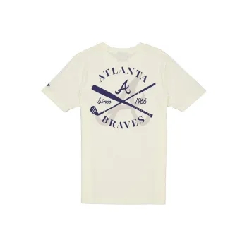 New Era SS24 Atlanta Braves T-Shirt Unisex White