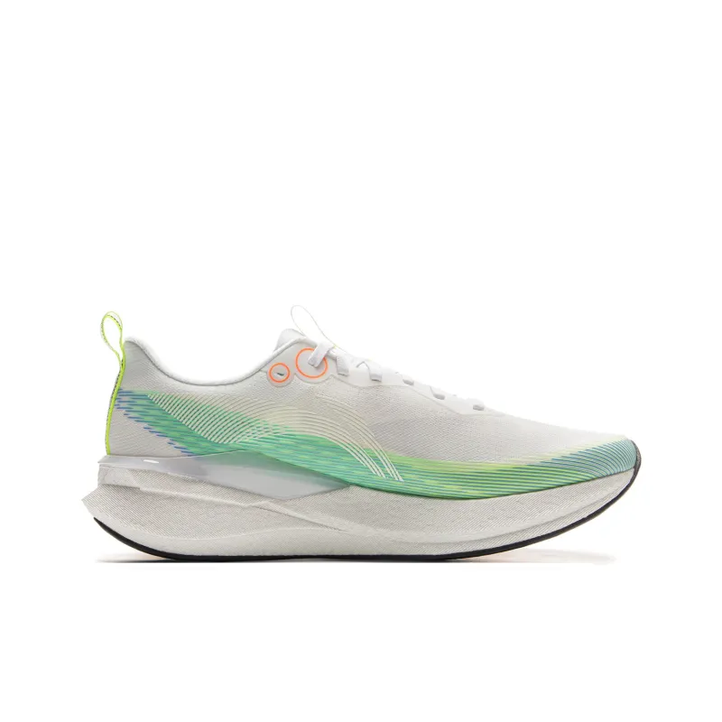 LiNing Red Hare 8PRO Cushioning Lightweight Low Top Training Racing Running Shoes Men's Standard White-1