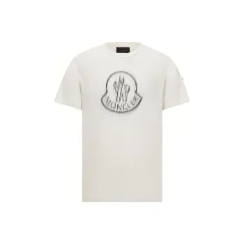 Moncler Logo Printed Crewneck T Shirt