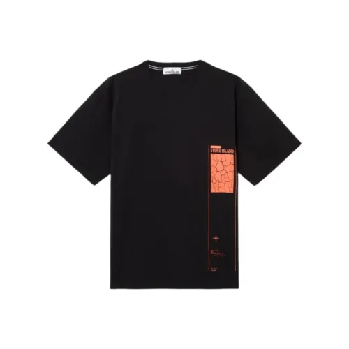 STONE ISLAND Spine Book print T shirt