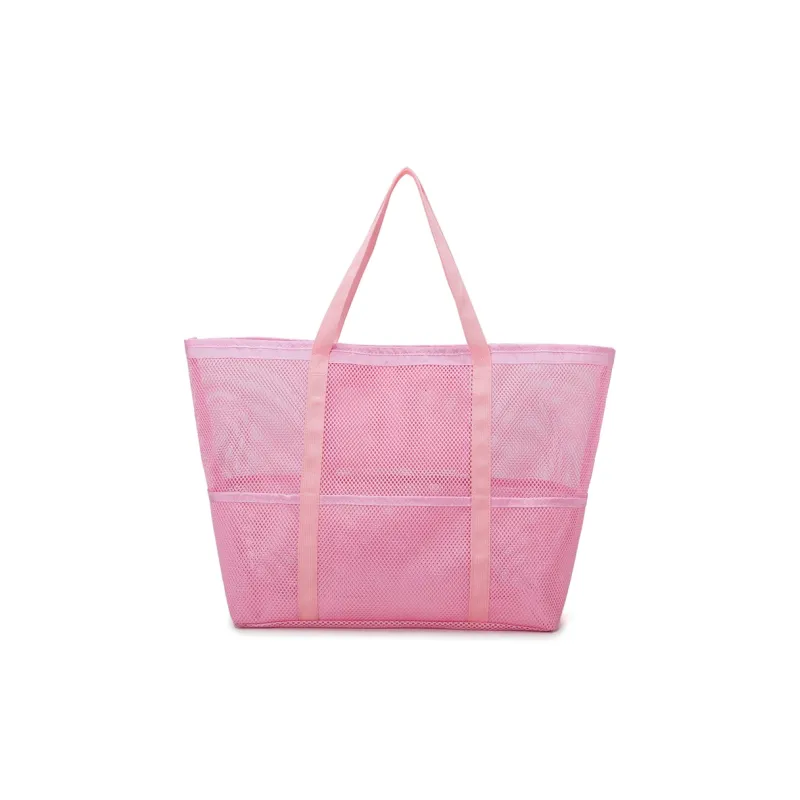 Deli Bear Oxford Shoulder Bag Regular Women's Black/Pink/Orange/Gray/Khaki-5