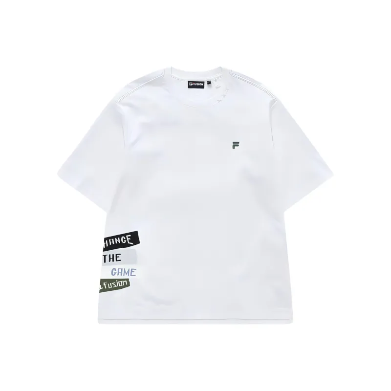 FILA Fusion T Shirt Men's Standard White-0