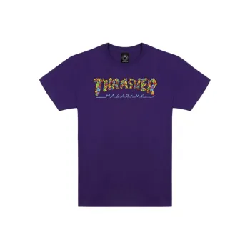 Thrasher T-Shirts Unisex Purple
