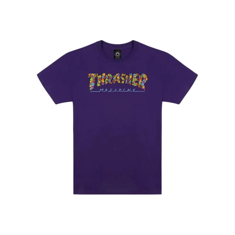 Thrasher T-Shirts Unisex Purple-0