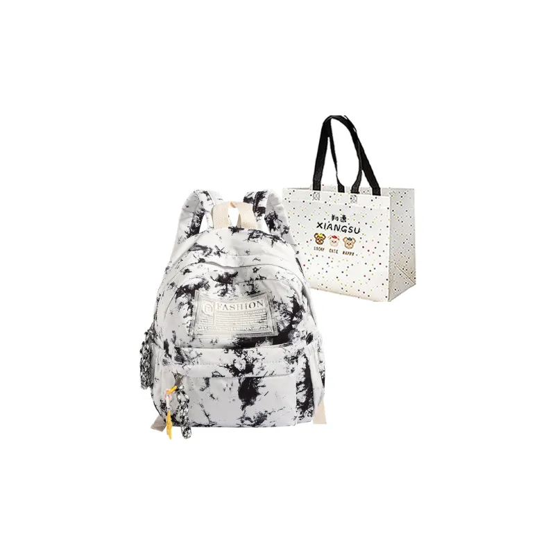XIANGSU Nylon Backpack Regular Unisex Multicolor-5