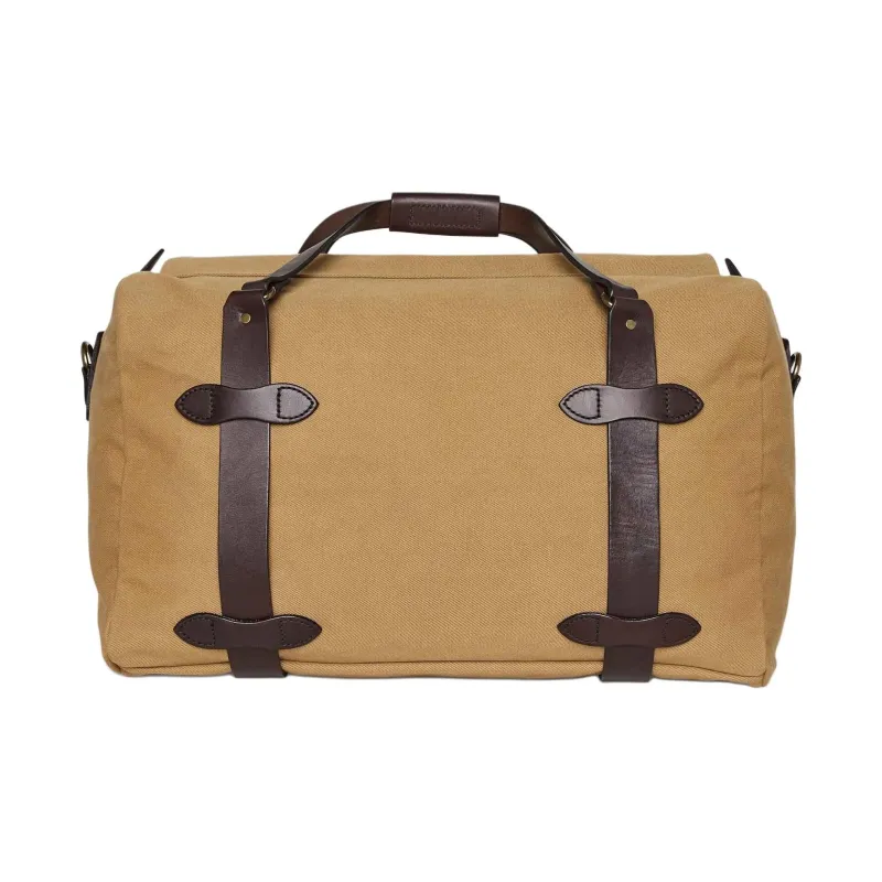 Filson 100% Cotton Coarse Twill Travel Bag 43L Men's Chocolate Brown & Beige-3