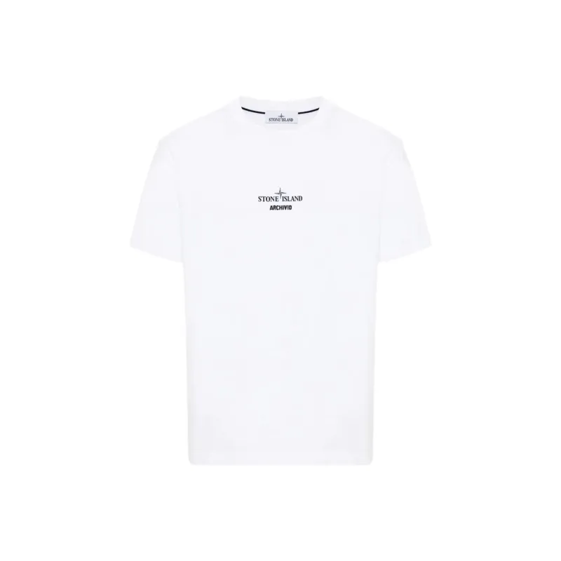 STONE ISLAND Archivo Logo print T shirt-0
