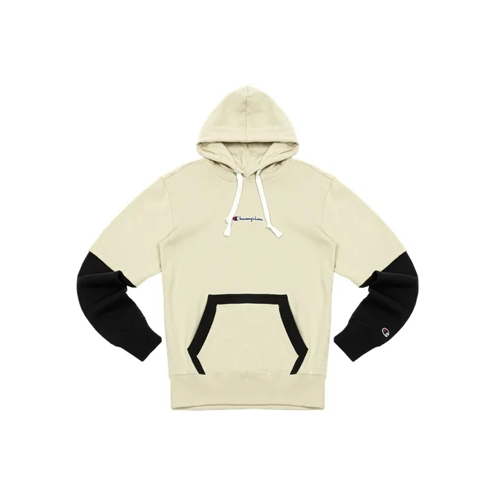 Champion Hooded Loose Fit Regular Sweatshirt Winter Unisex Khaki-0