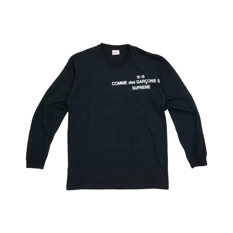 Supreme Comme Des Garcons Long Sleeve Tee-0