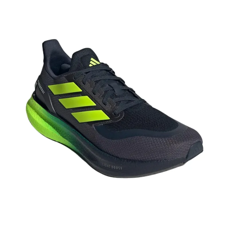Adidas PUREBOOST 5 Anti Slip Wear Resistant Low Top Casual Running Shoes Men's Black Green-2