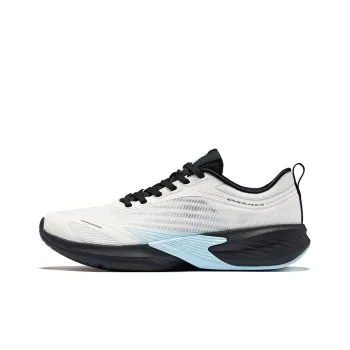 Erke Cushioning Breathable Low Top City Commute Running Shoes Men's Microcrystal White Misty Blue