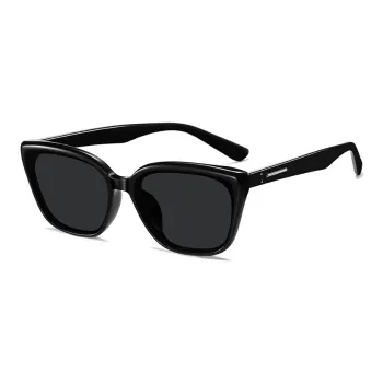 PRETTYALLUSION TR/Memory Plastic Cat Eye Sunglasses Women's
