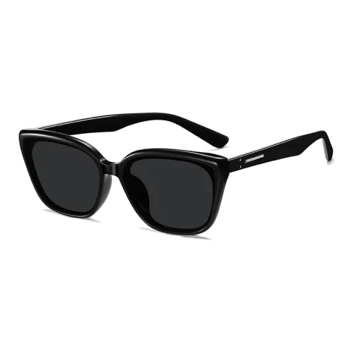 PRETTYALLUSION TR/Memory Plastic Cat Eye Sunglasses Women's