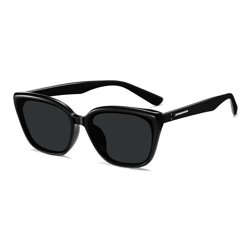 PRETTYALLUSION TR/Memory Plastic Cat Eye Sunglasses Women's-0