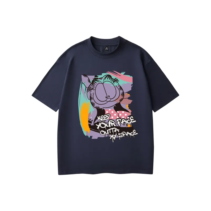 FOREVER 21 Garfield Joint Name T Shirts Unisex-9