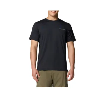Columbia Tech Trail Utility Omni-Shade Omni-Wick T-Shirt Men's Black