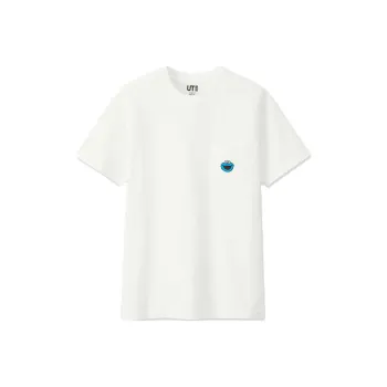 KAWS X Uniqlo X Sesame Street Cookie Monster Pocket Tee