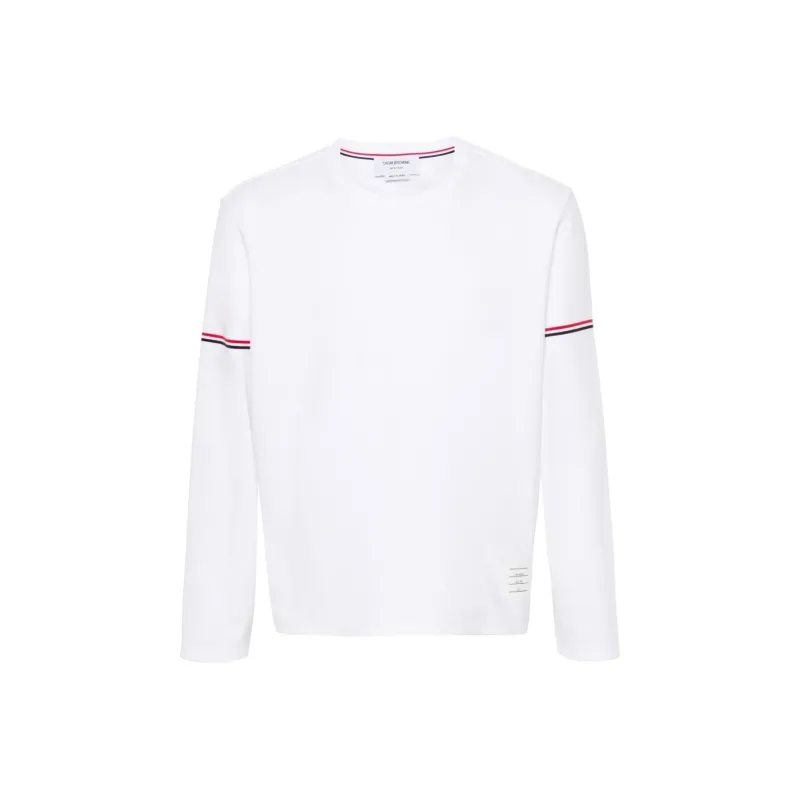 THOM BROWNE Rwb Stripe Crewneck T Shirt-0