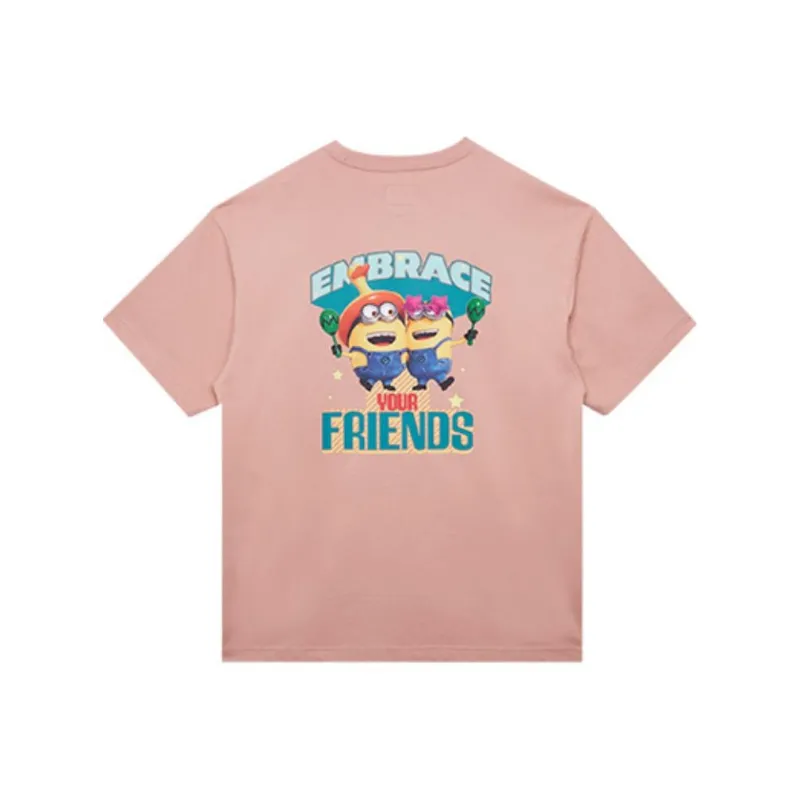 New Era Minions Co branded Edition T Shirts Unisex Pink-0