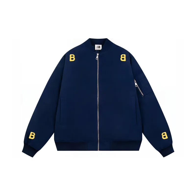 FOASIS Puffer Jacket Unisex Navy Blue-2
