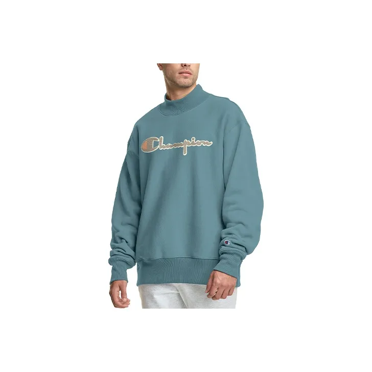Champion Crew Neck Regular Sweatshirt Men's Blue-0