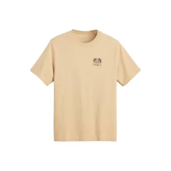 Levis T Shirts Men Brown