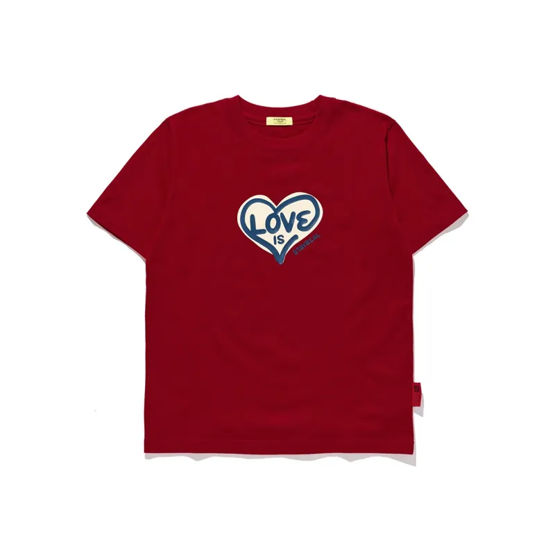 STAYREAL Crew Neck Short-Sleeved T-Shirts Unisex-0