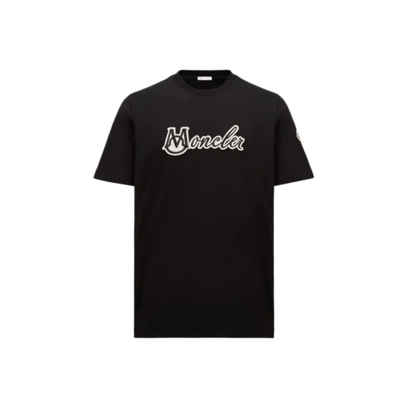 Moncler Logo Patch Crewneck T Shirt-0