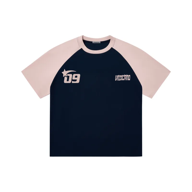 Vitocano T-Shirt Unisex White & Navy Blue-8
