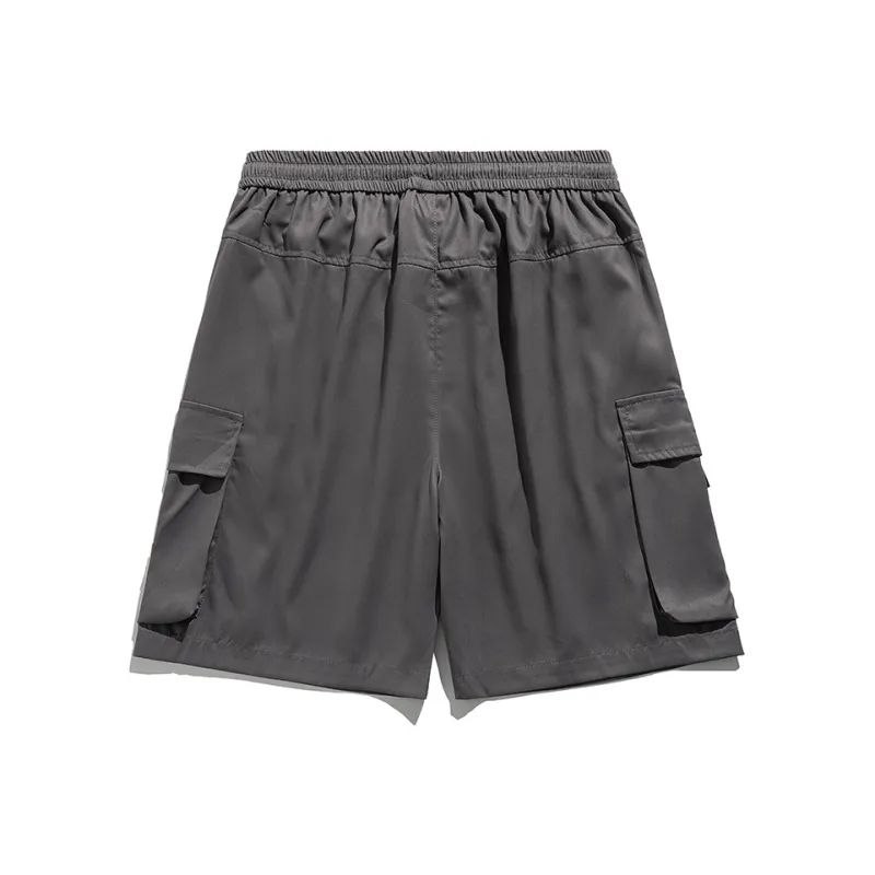 Caramella Cargo Shorts Unisex Black-12