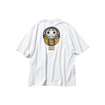 MLB x FREAK'S STORE SS24 Drop Shoulder Sleeve T Shirt Unisex White
