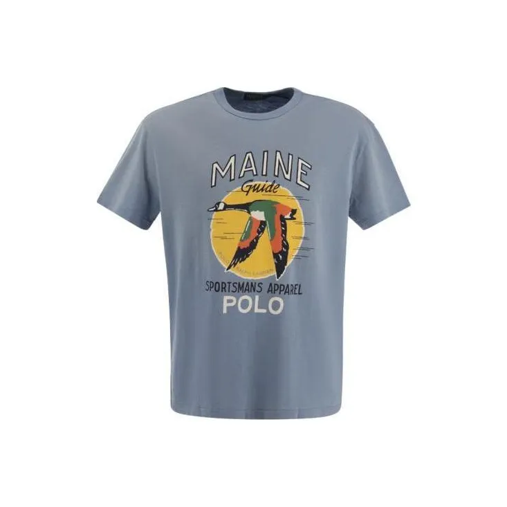 Polo Ralph Lauren Graphic Printed Crewneck T Shirt-0