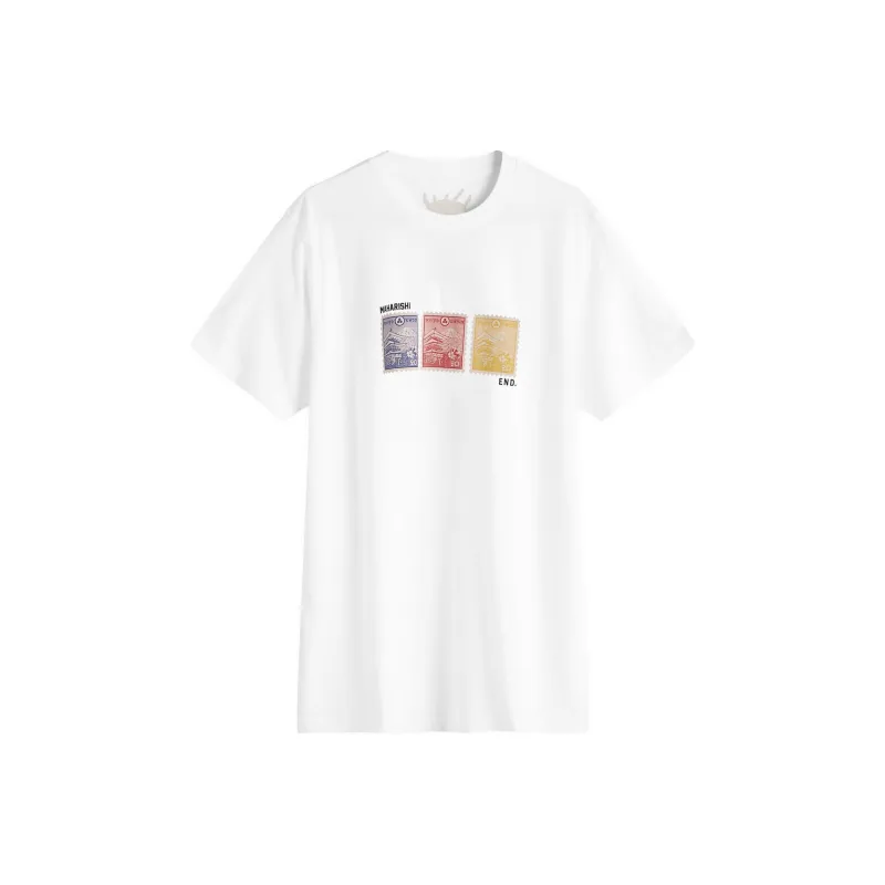Maharishi END. Co-branded Paragraphs T-Shirts Men White-0