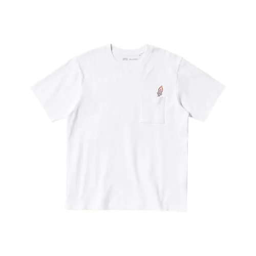 UNIQLO Final Formatori Co-brand T-Shirts Men White